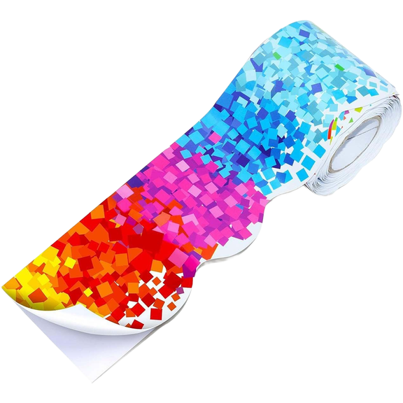 Roll Blackboard Border Stickers Bulletin Board Decorations Self-Adhesive Paper