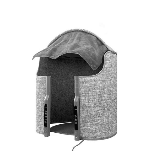 Roll Up Under Desk Heater Portable Space Heater for Office Study Room with Adjustable Temperature Button Control Polyester Heating Warmer for Winter Use