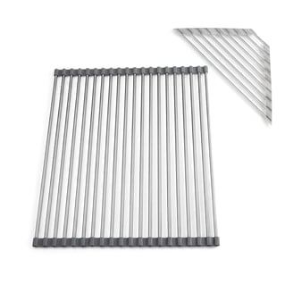 KitchenAid Large Stainless Steel Dish Rack with Drain Drying