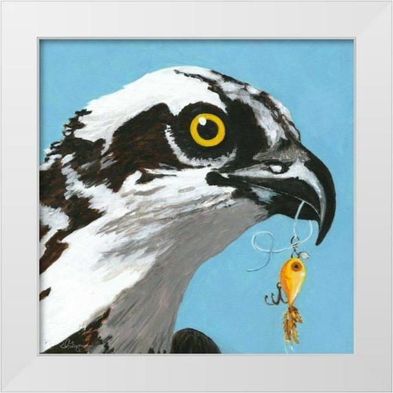Roll, Dlynn 12x12 White Modern Wood Framed Museum Art Print Titled - You Silly Bird - Senior