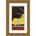thumbnail image 1 of Roll, Dlynn 14x24 Gold Ornate Wood Framed with Double Matting Museum Art Print Titled - Pearls I, 1 of 4