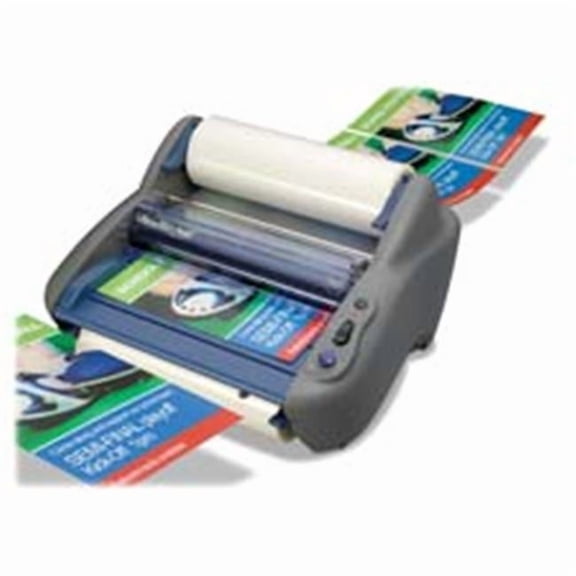 Roll Film Laminator- 12in.- 120 Vac- Adjust Temp- 60Hz- Blue-Gray