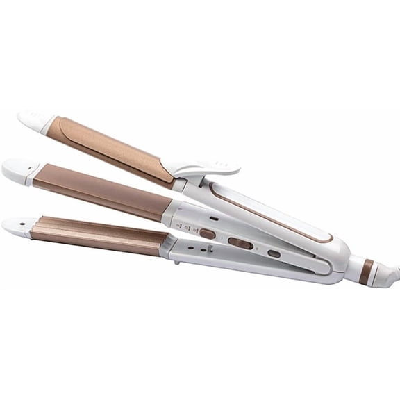 Roll Hair Stick Three in one,Hair Straightener Dual Voltage with Floating,Ceramic Coating PlateLarge roll Corn Ironing BoardMulti Functional Electric Ironing Board