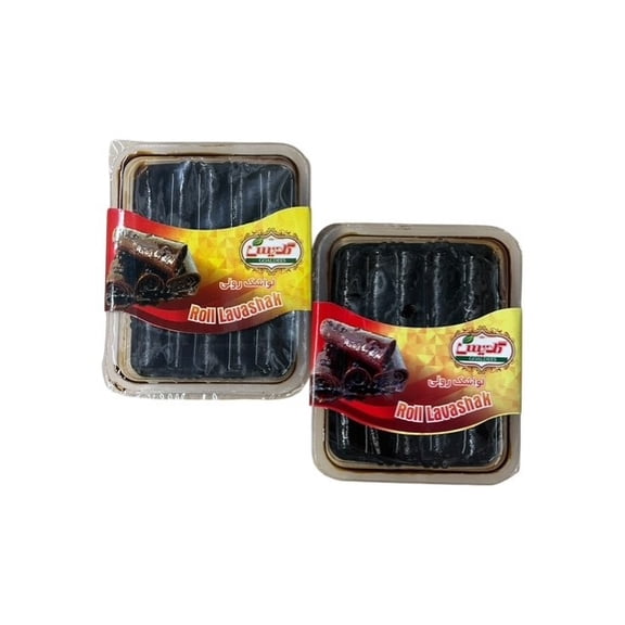 Roll Lavashak Pomegranate Fruit Leather Juicy, Sour Persian Snack, Middle Eastern Halal Treat, Bold Flavor, 250g (2 Pack)