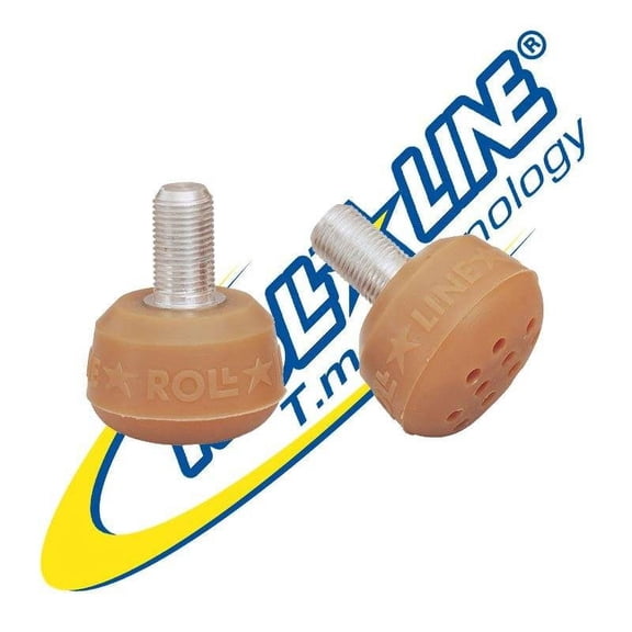 Roll-Line Super Professional Toe Stops (Natural, Thread:American)