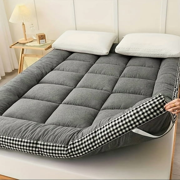 Roll Up Mattress - 1200gsm, Soft, Foldable & Breathable Thick Tatami Sleeping Pad - Easy to Store for Floor, Guest, Bed, Sofa, Camping - Twin/Full/Queen/King Size, Ideal Mother's Day Gift for Family