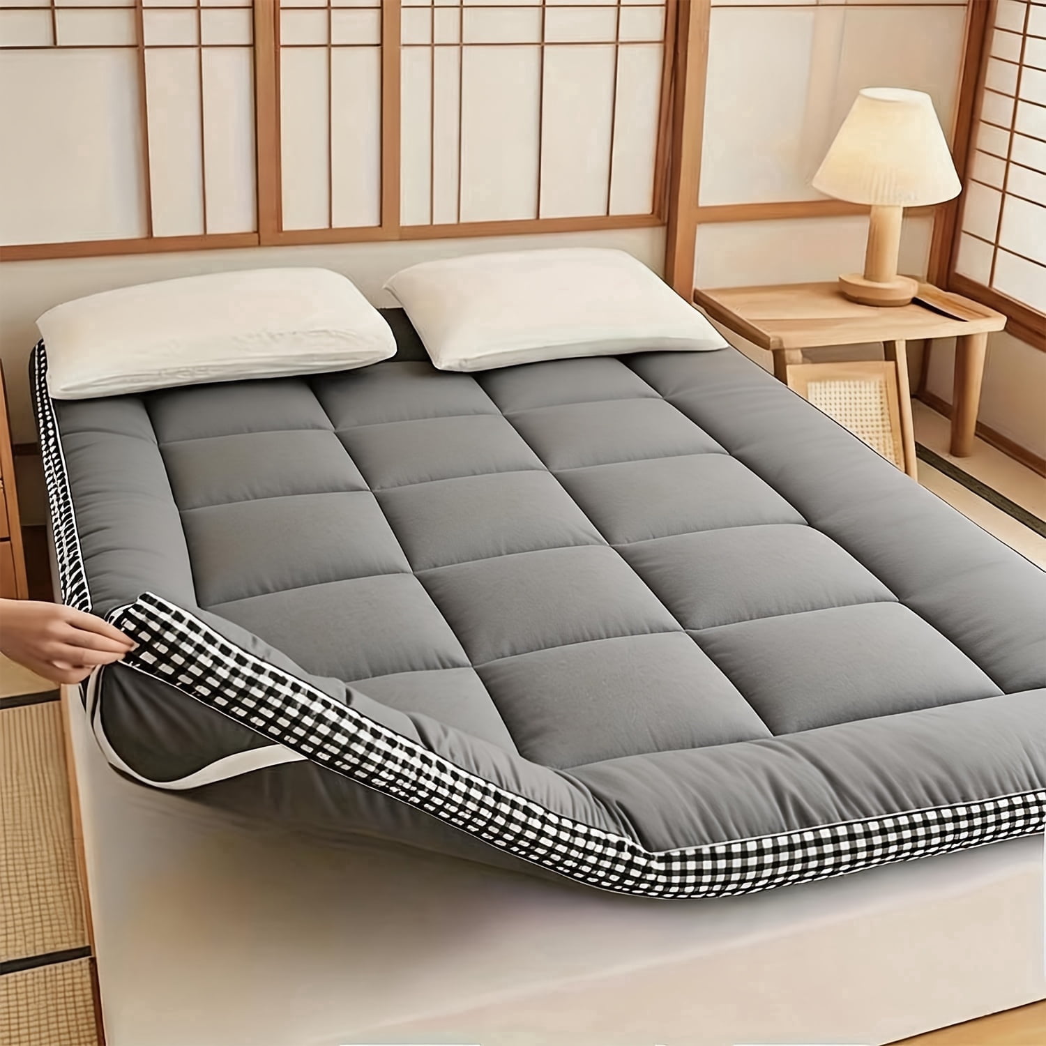 Roll Up Mattress Soft, Foldable & Breathable Sleeping Pad, Easy to ...