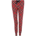 thumbnail image 1 of Roll Outta Bed  Christmas Plaid Jogger Pants (Women), 1 of 2