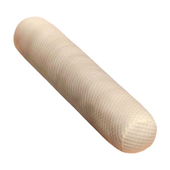 Roll Pillow for Neck Relief - Extra Dense Memory Foam Round Cylinder Bolster for Cervical Support, Spondylosis, Neck Pain Relief, & Spine Lumbar Traction(Yellow)