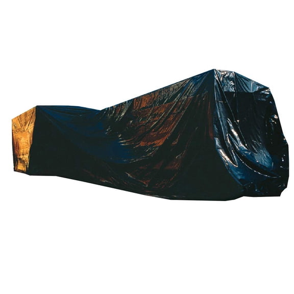 Black Polyethylene Tarp Roll, 4 Mil Heavy Duty Low Density, 100 ft, 16 ft