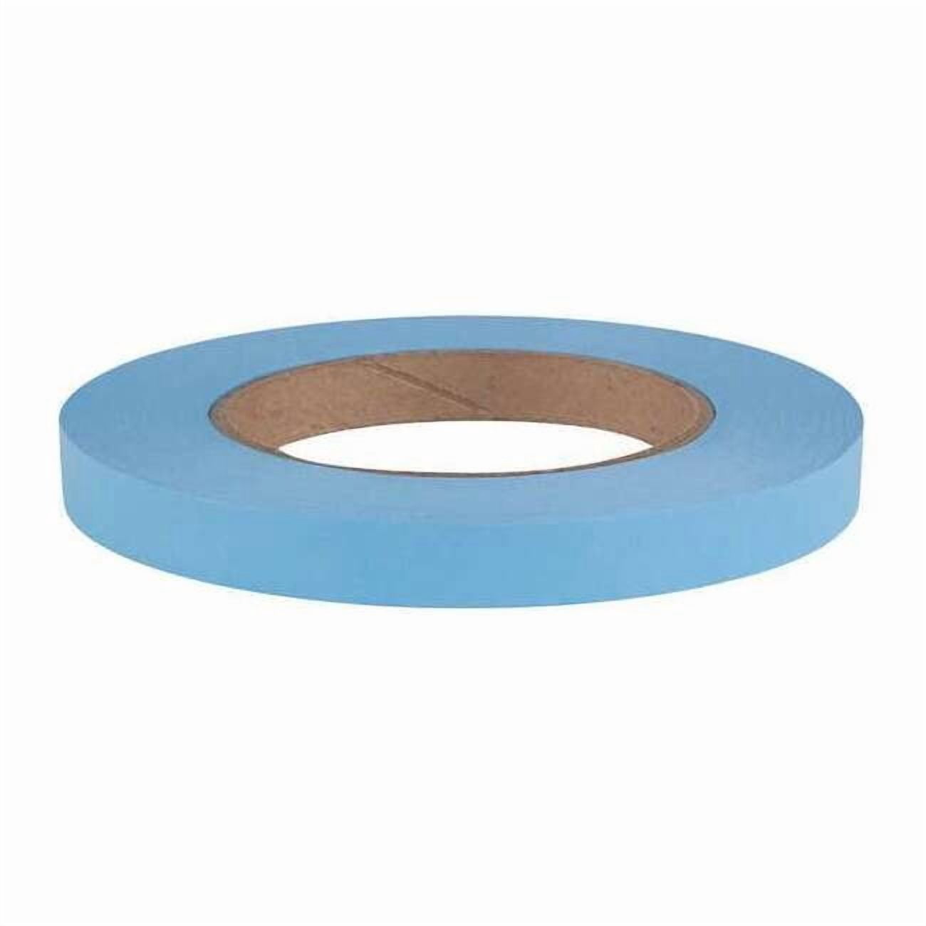 Masking Tape, 1/2 in W x 60 yd L, 6 mil Thick, Blue, Rubber Adhesive 5953B