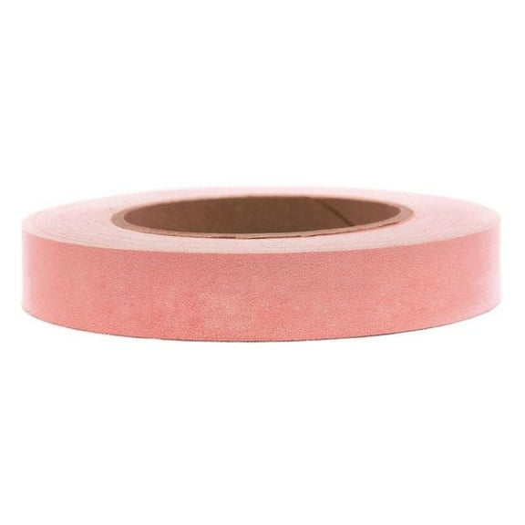 Masking Tape, 1 in W x 60 yd L, 6 mil Thick, Pink, Rubber Adhesive
