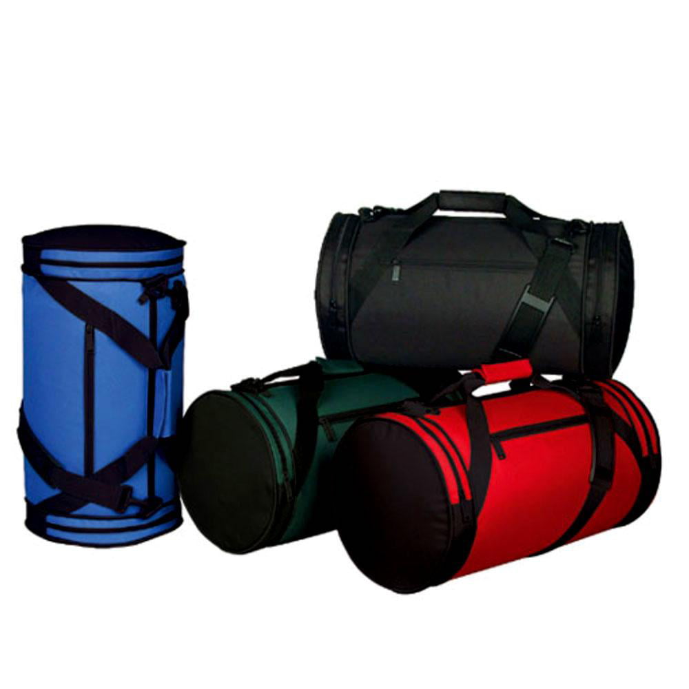 Two-Tone Sport Gym Roll Duffel Bags