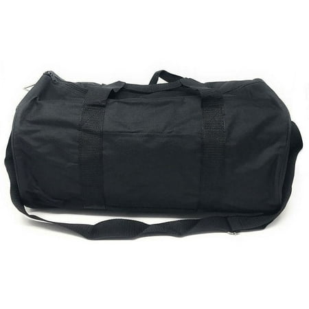 Roll Shape 18 inch Duffle Bag Travel Sports Gym School Carry On Luggage Shoulder Strap
