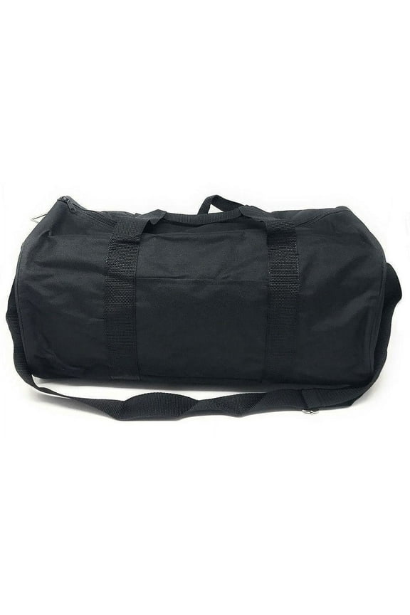 Roll Shape 18 inch Duffle Bag Travel Sports Gym School Carry On Luggage Shoulder Strap
