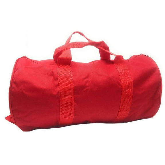 Roll Shape 18 inch Duffle Bag Travel Sports Gym School Carry On Luggage Shoulder Strap