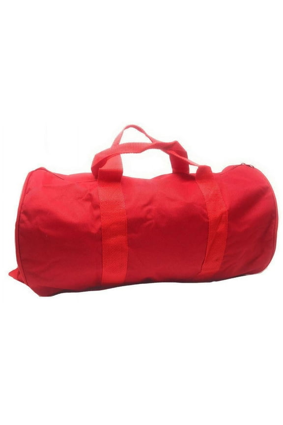 Roll Shape 18 inch Duffle Bag Travel Sports Gym School Carry On Luggage Shoulder Strap