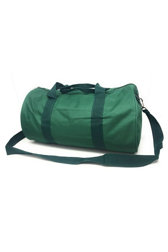 Roll Shape 18 inch Duffle Bag Travel Sports Gym School Carry On Luggage Shoulder Strap