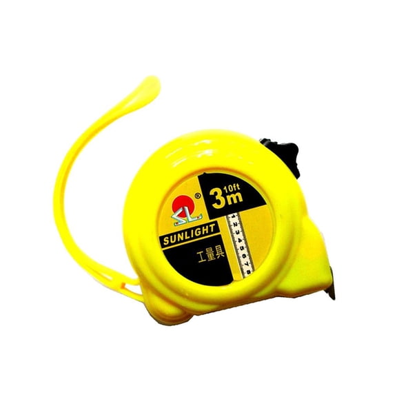 Roll Start of Scale with Stainless Steel , Measuring Range - Yellow 3 Meter