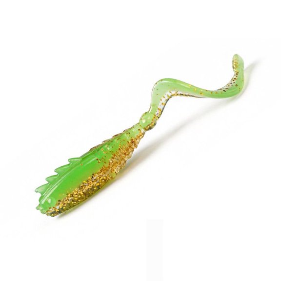 Roll Tail Soft Bait With Dragon Pattern,Reverse Threaded Side Ridges,Vibrating Scorpion Tail,Anti-Snag Reverse Head Spines
