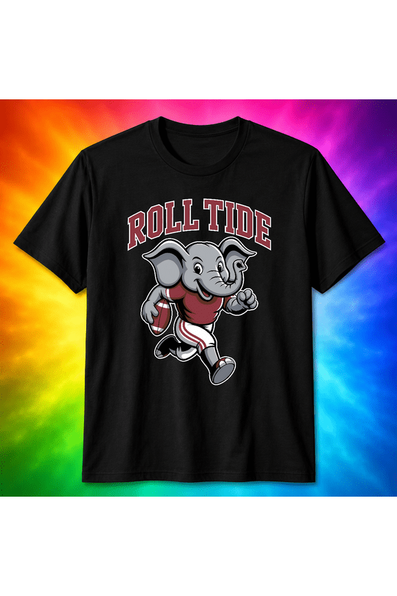 Roll Tide Crimson Pride Elephant Game Day Unisex T-shirt Size S-5XL V13100