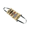 thumbnail image 1 of Roll Up Tool Bag Zippered Hardware Organizer 11.02x5.51x1.18in,Heavy-Duty Canvas Storage for Mechanics Electricians with Secure Buckle & Hanging Hooks(Khaki),Ccwuwei, 1 of 7