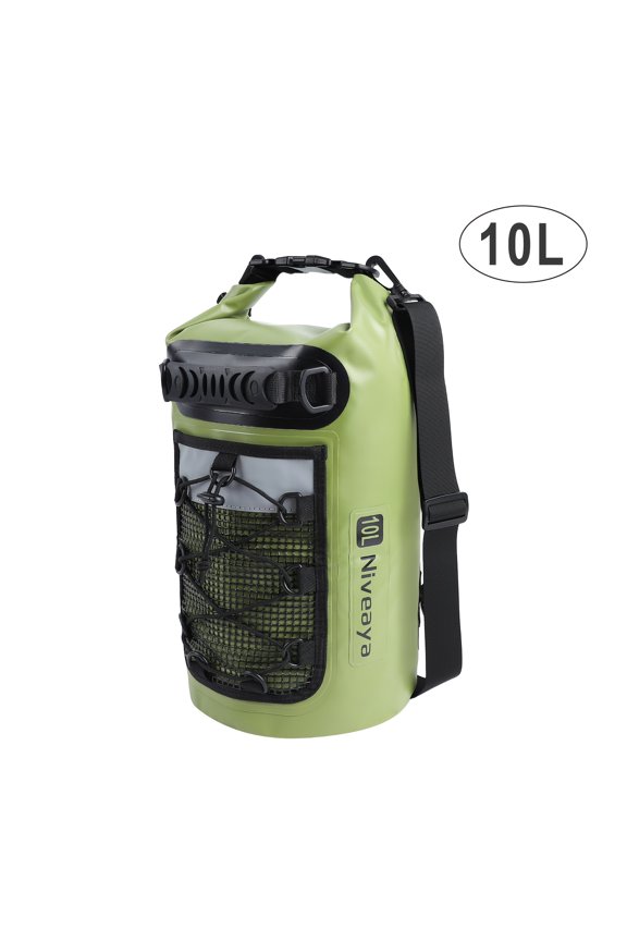 Roll Top Buoyant Backpack, Multi-capacity Waterproof Dry Bag for Kayaking, Fishing & Hiking