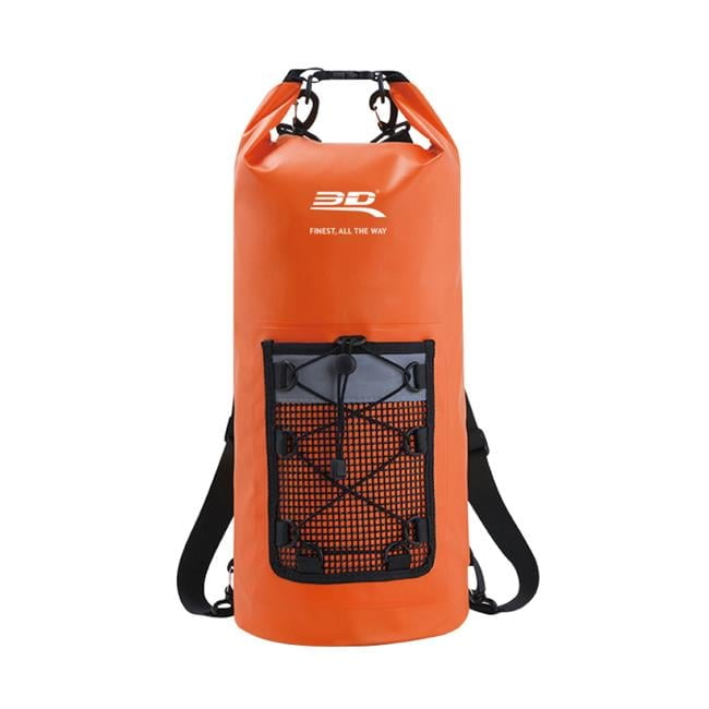 Roll-Top Dry Bag Backpack - Orange