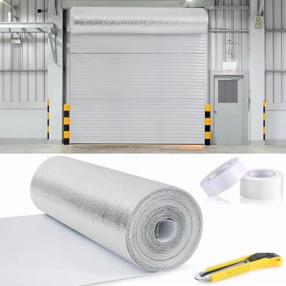 Roll Up Garage Door Insulation Kit FOR WAREHOUSE STORAGE COMMERCIAL DOORS: 9X8