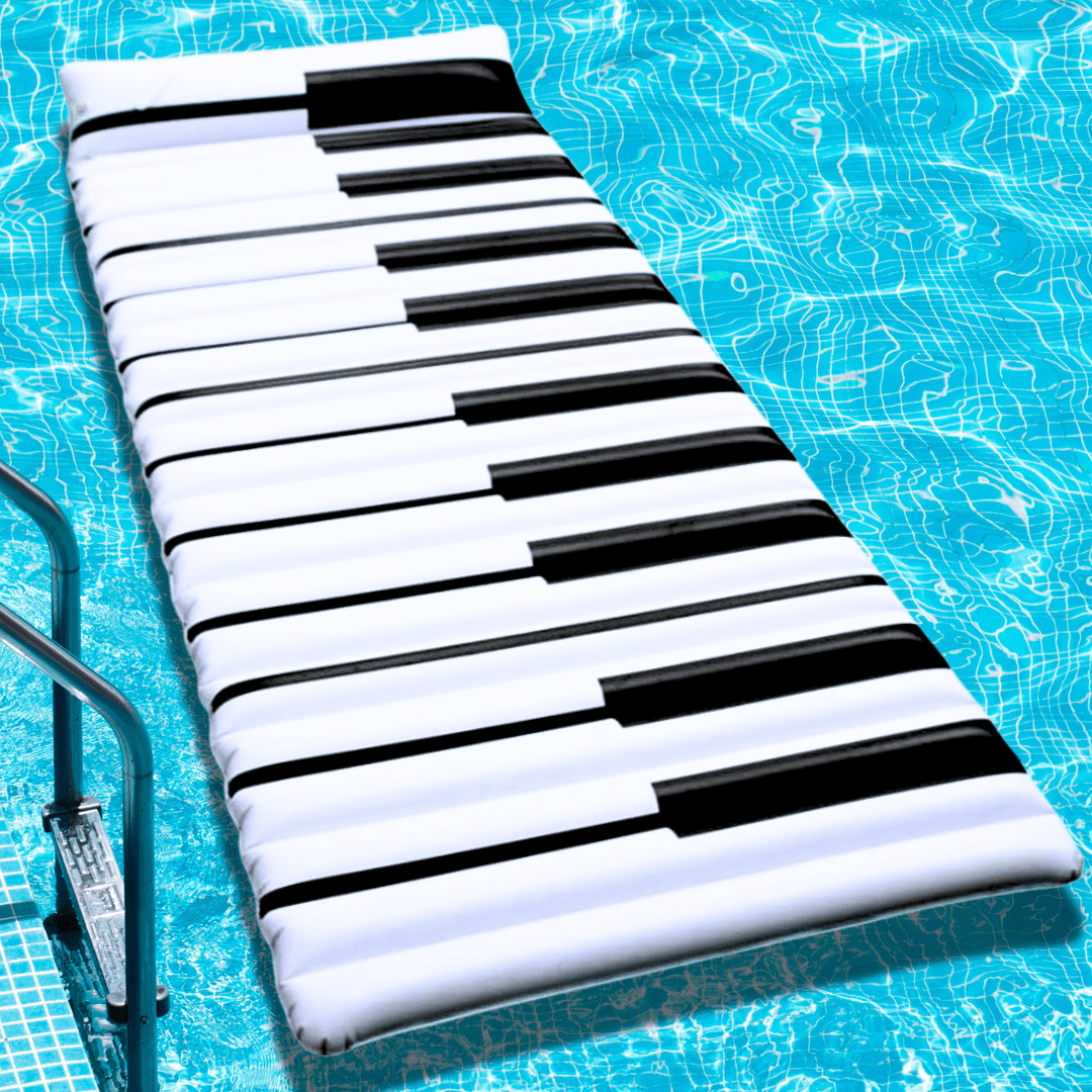 Grip A Pool Roll Up Inflatable Pool Float Lounger for Adults, 70