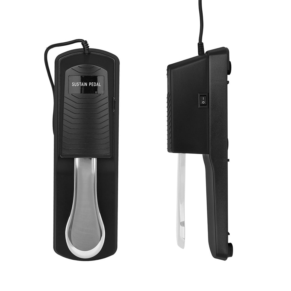 Roll Up Piano Pedal 6.35mm interface Electronic Organ Pedal Keyboard ...