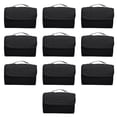 thumbnail image 1 of Roll Up Picnic Blankets Set of 10, Bulk Pack - Great outdoor blanket for Camping, Picnic, Beach, Sports, Outdoor Activities - Black, 1 of 5