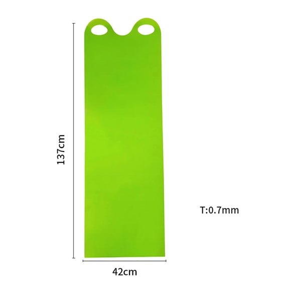 Roll Up Plastic Snow Sled for and Adults, Portable and Extra Thick with Ergonomic Handles for Snow, Grass, Sand, and Ice Activities
