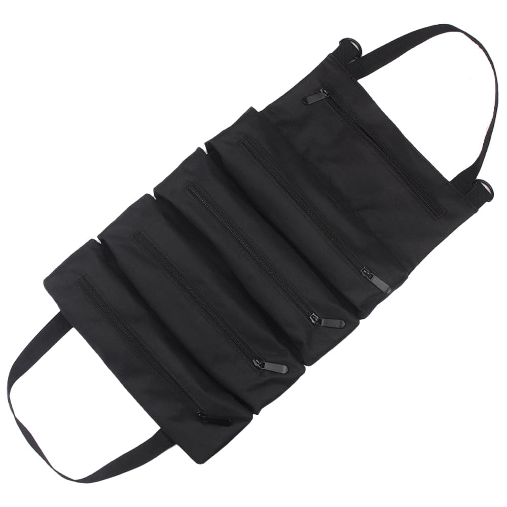 Roll Up Tool Bag, Canvas Wrench Roll Up Pouch MultiPurpose Tool Roll