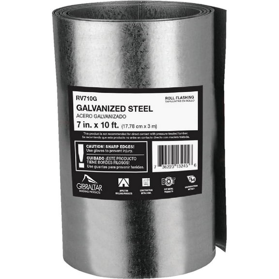 Roll Valley Roll Valley - Galvanized Finish - 7" x 10'  Residential Use, Standard Application