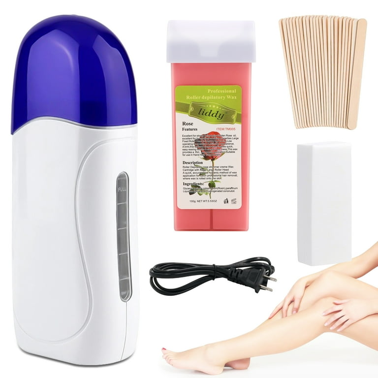 Waxing Kit Wax Warmer for Women - iBealous Hair Removal Pearl Wax Kit with  4 Bags Hard Wax Beads for Legs Bikini Brazilian with Digital Display to  Easy Use