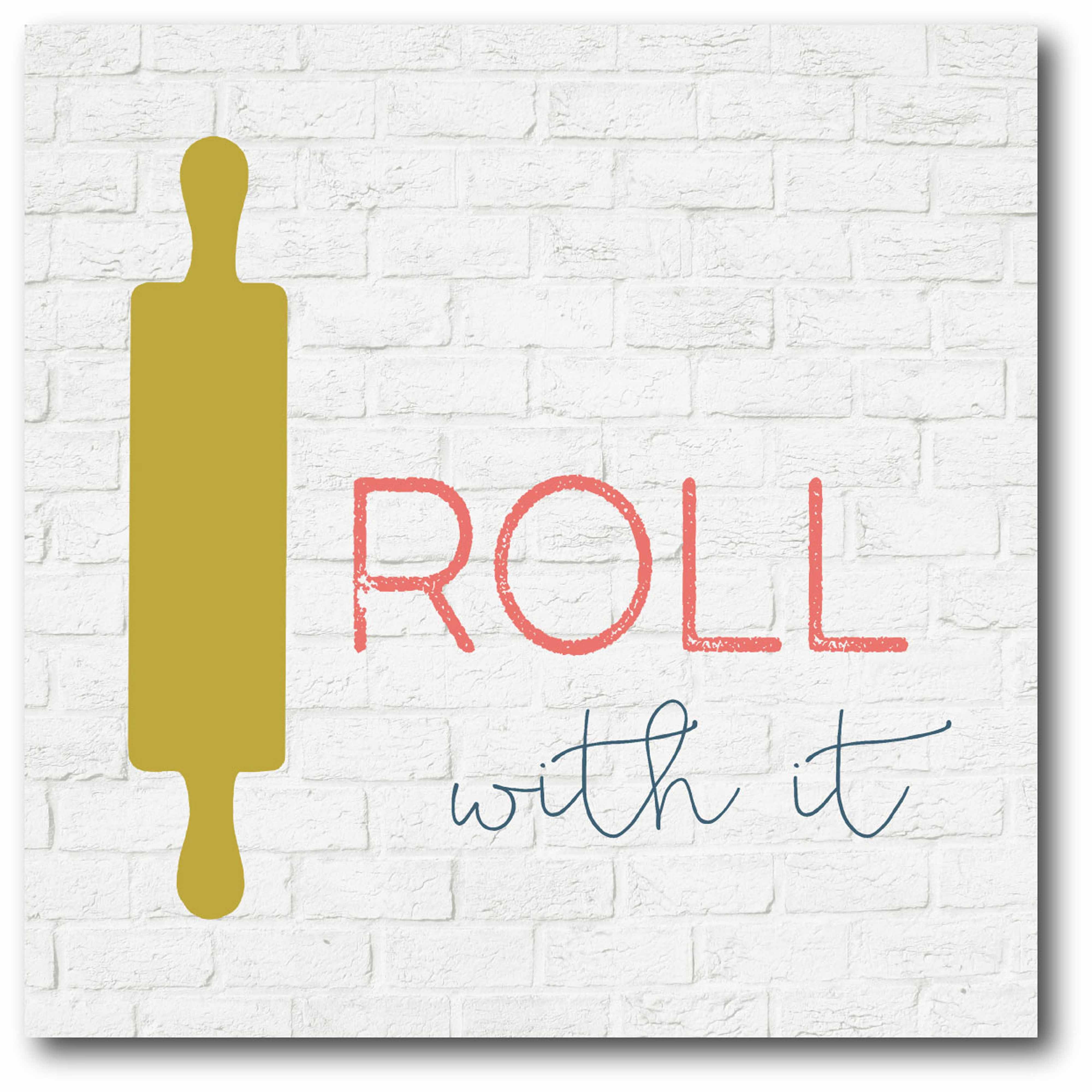 Roll With It Gallery-Wrapped Canvas Wall Art, 16x16