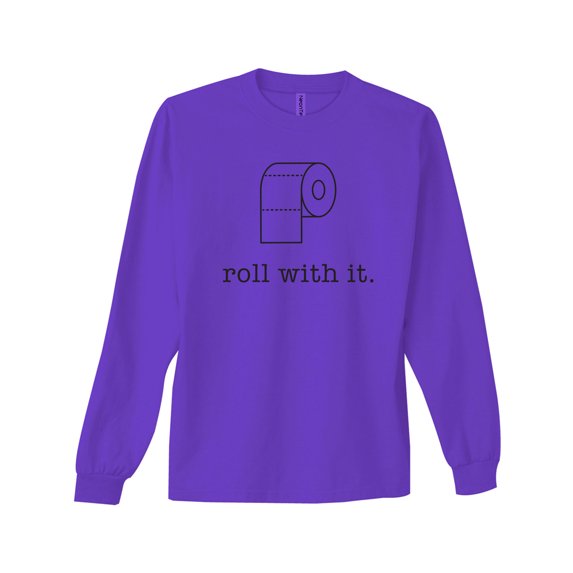 Roll With It Neon Adult Long Sleeve T-Shirt
