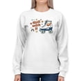 thumbnail image 1 of Roll With It. Rollerskates Sweatshirt Women -Victoria Barnes Designs, Female 3X-Large, 1 of 4