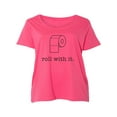 thumbnail image 1 of Roll With It Womens Plus Size Scoopneck Tee, 1 of 1
