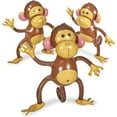 thumbnail image 1 of Large Inflatable Monkey 27" - 3 Pack Blow Up Animal Party Favors - Inflatables Jungle Decor, Monkeys for Baby Shower, Safari Birthday Kids & Toddlers Decorations, Kids Anim, 1 of 7
