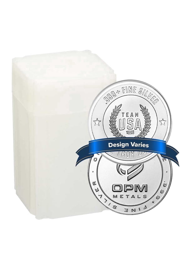 Roll of 20 - 1 Troy oz Silver Round .999 Fine Secondary Market