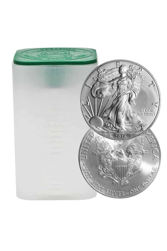Roll of 20 - 2016 $1 1-oz American Silver Eagle BU