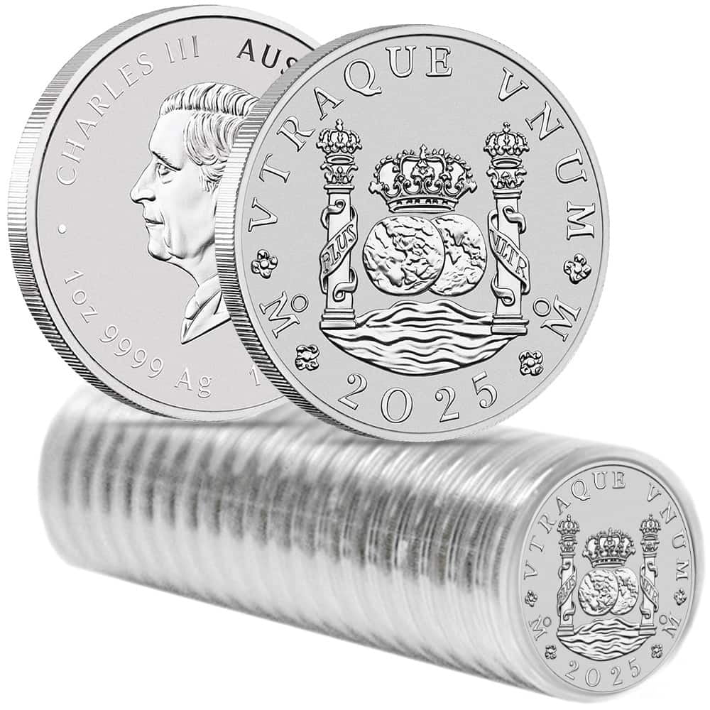 Roll of 20 - 2025 1 oz Silver Pillar Dollar Australian