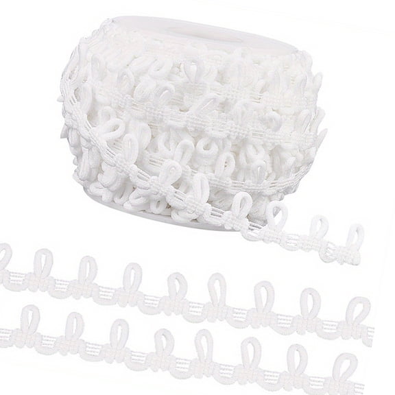 Roll of 20Yard Collar Button Fasteners Elastic Button Straps Polyester Cord For Shirt Dress Jackets Sewing Accessories
