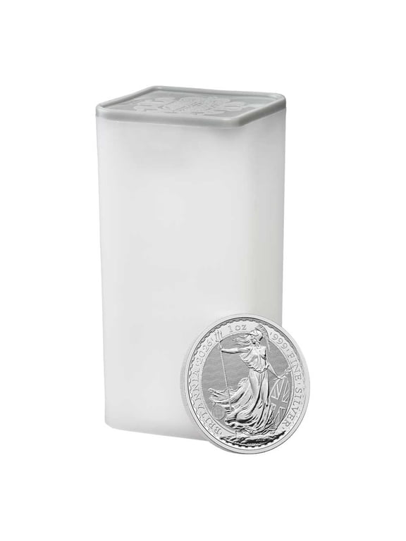 Collectible Roll of 25 - U.K. 2026 £2 1-oz Silver Britannia .999 BU
