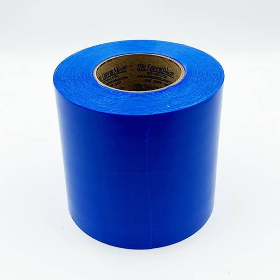 Roll of 6" X 180' Shrink Film Tape - Blue - MSW-706B