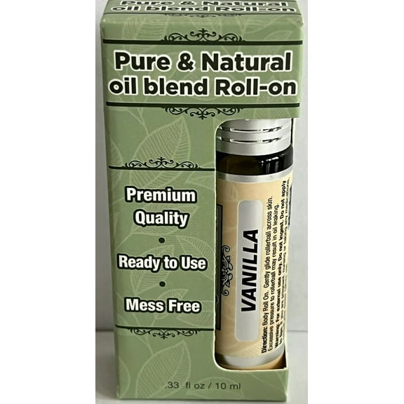 Roll on Aromatic Fragrance Oil Vanilla Scented Perfume Oil 10 ml by Sponix Made in USA