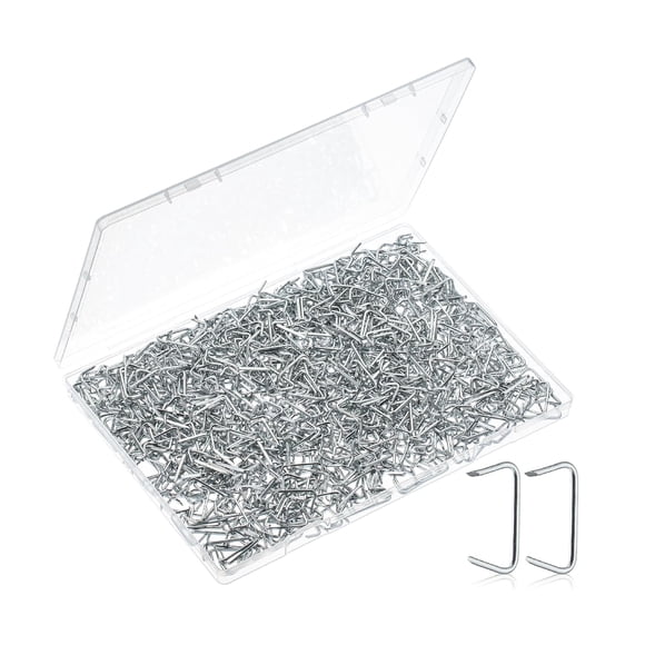 Roll over image to zoom in Mr. Pen- Galvanized Hog Rings, 3/4", 1000 Pcs, Hog Rings Upholstery, Hog Rings for Furniture Upholstery