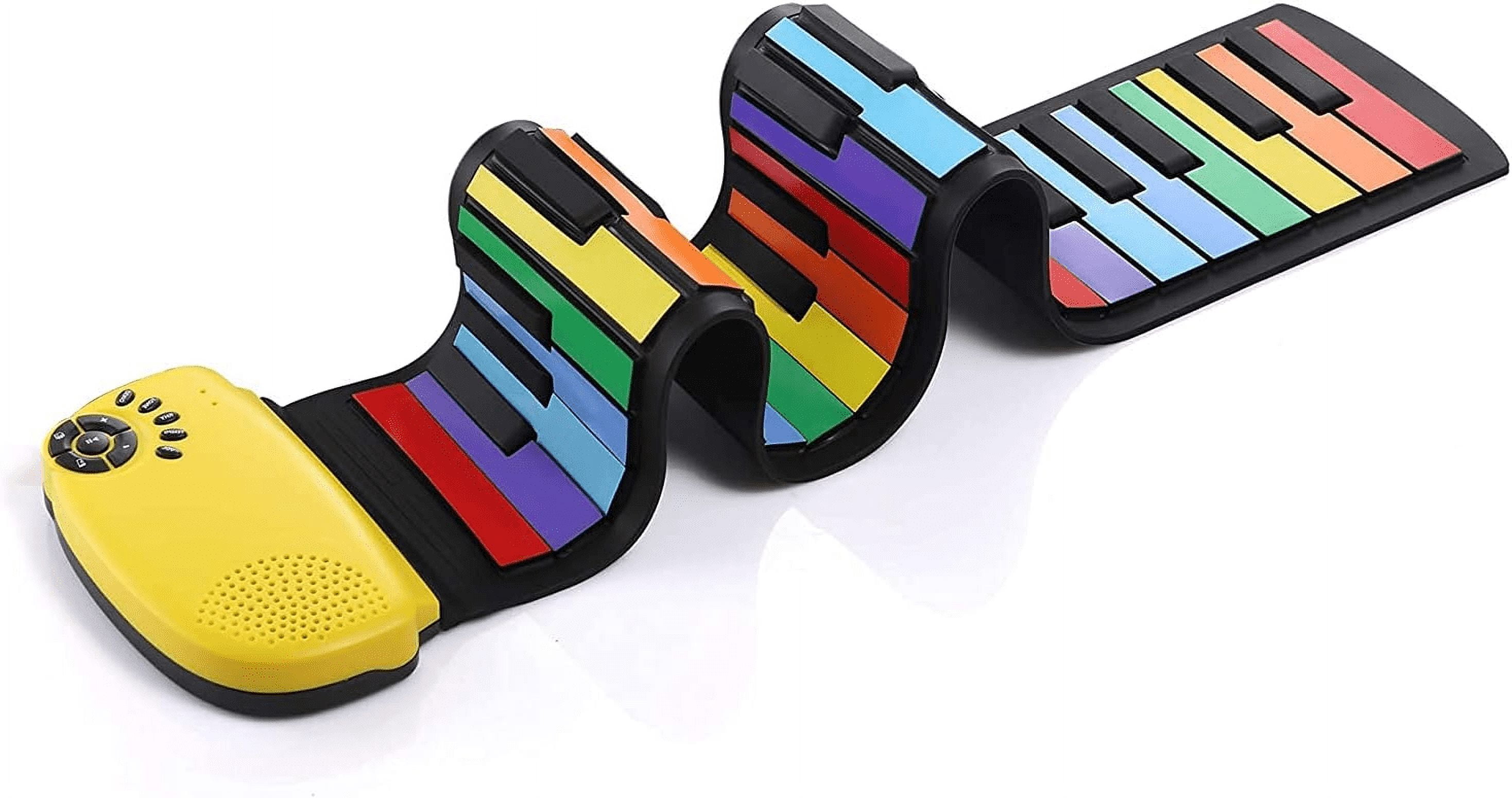 Roll up 49 Key Portable Rainbow Piano
